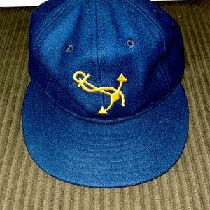 VINTAGE Great Lakes Naval Station strapback hat